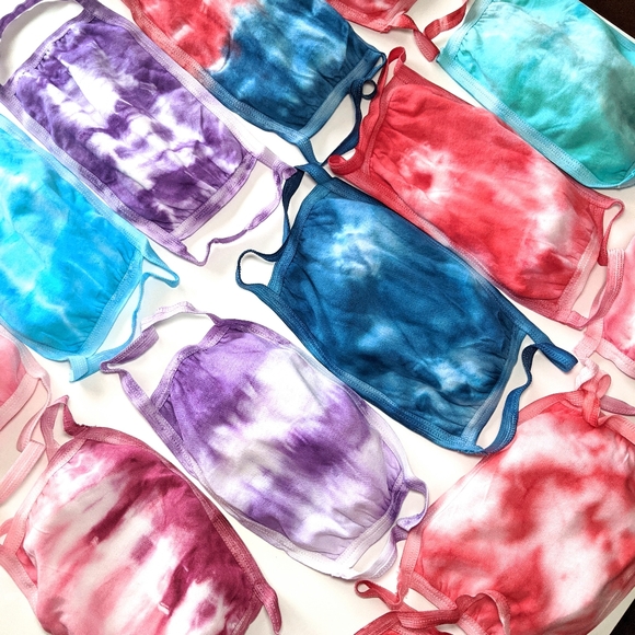 Other - Tie Dye Face Masks -- Bundle of 5